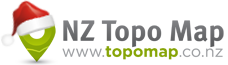 NZ Topo Map - Christmas
